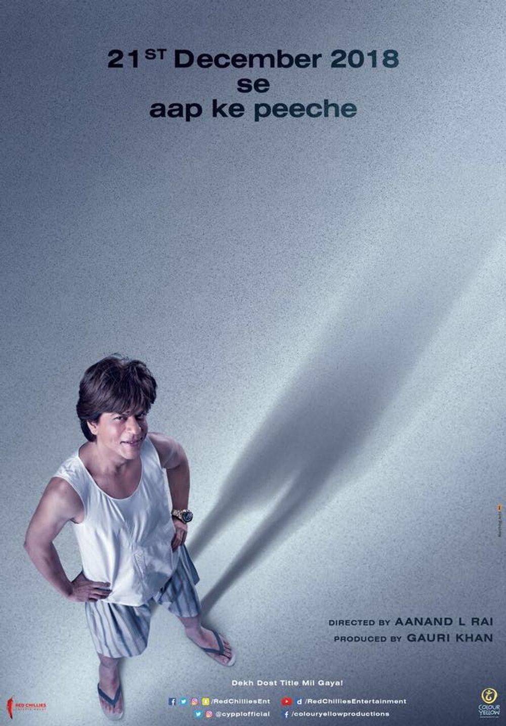 Shah Rukh Khan in Zero first look poster