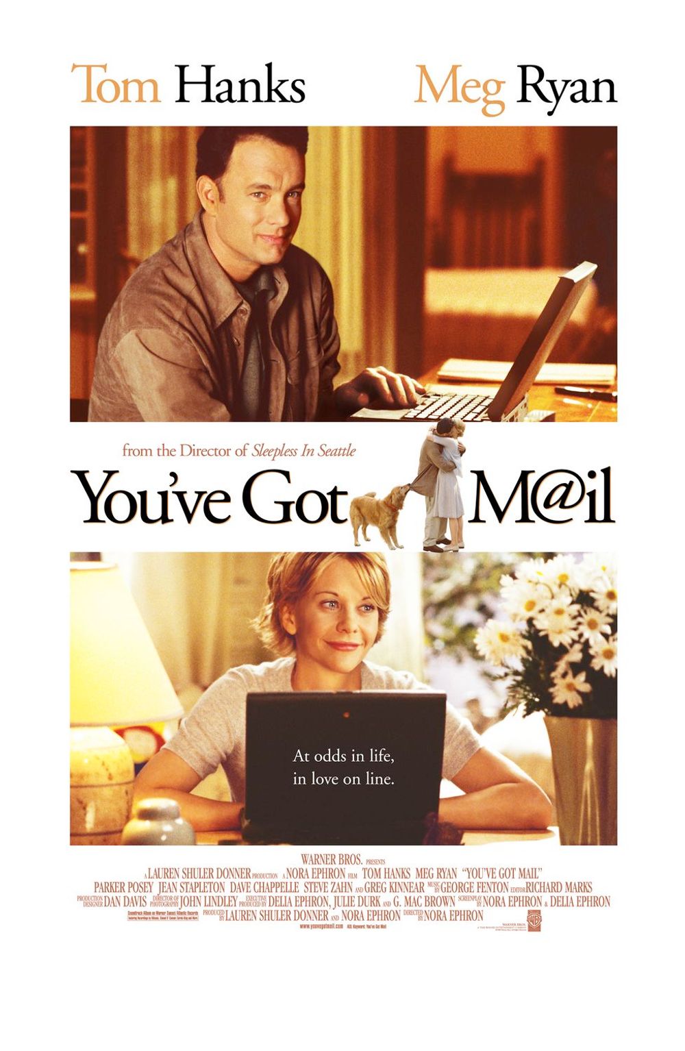  You've Got Mail (Deluxe Edition) : Tom Hanks, Meg Ryan, Parker  Posey, Jean Stapleton, Dave Chappelle, Steve Zahn, Greg Kinnear, Nora  Ephron, Lauren Shuler Donner, Delia Ephron, Julie Durk, Nora Ephron