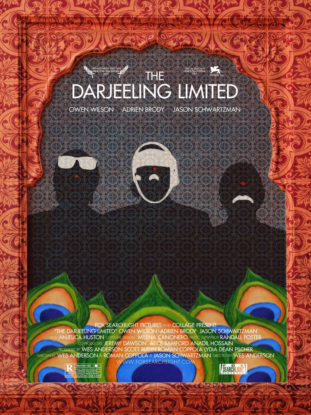 The Darjeeling Limited DVD Comedy Drama Wes Anderson