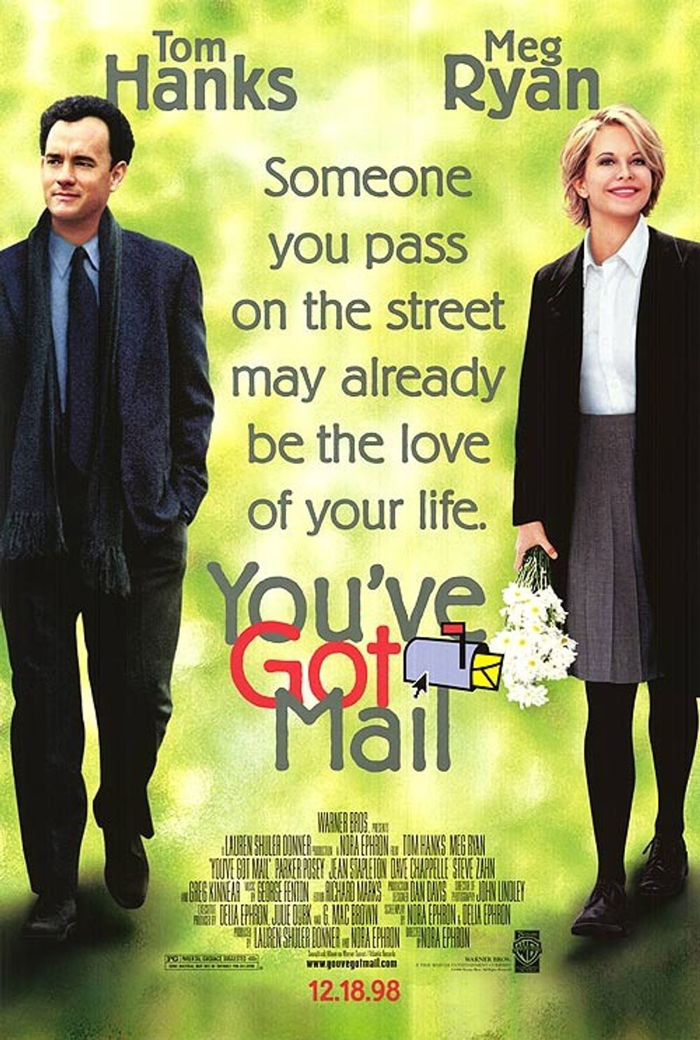 You've Got Mail (Deluxe Edition) : Tom Hanks, Meg Ryan, Parker Posey, Jean  Stapleton, Dave Chappelle, Steve Zahn, Greg Kinnear, Nora Ephron, Lauren  Shuler Donner, Delia Ephron, Julie Durk, Nora Ephron, G. Mac Brown, Nora  Ephron  