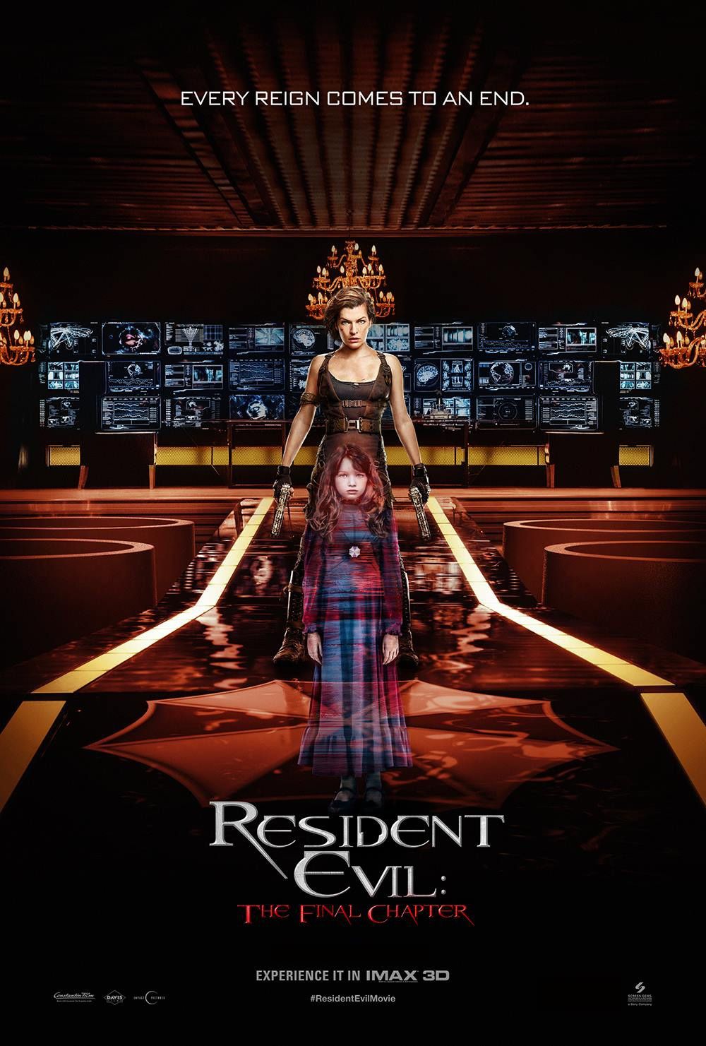  Resident Evil: The Final Chapter : Milla Jovovich, Ruby Rose,  Ali Larter, Paul Anderson, Robert Kulzer, Samuel Hadida, Jeremy Bolt, Paul  Anderson, Screen Gems: Movies & TV