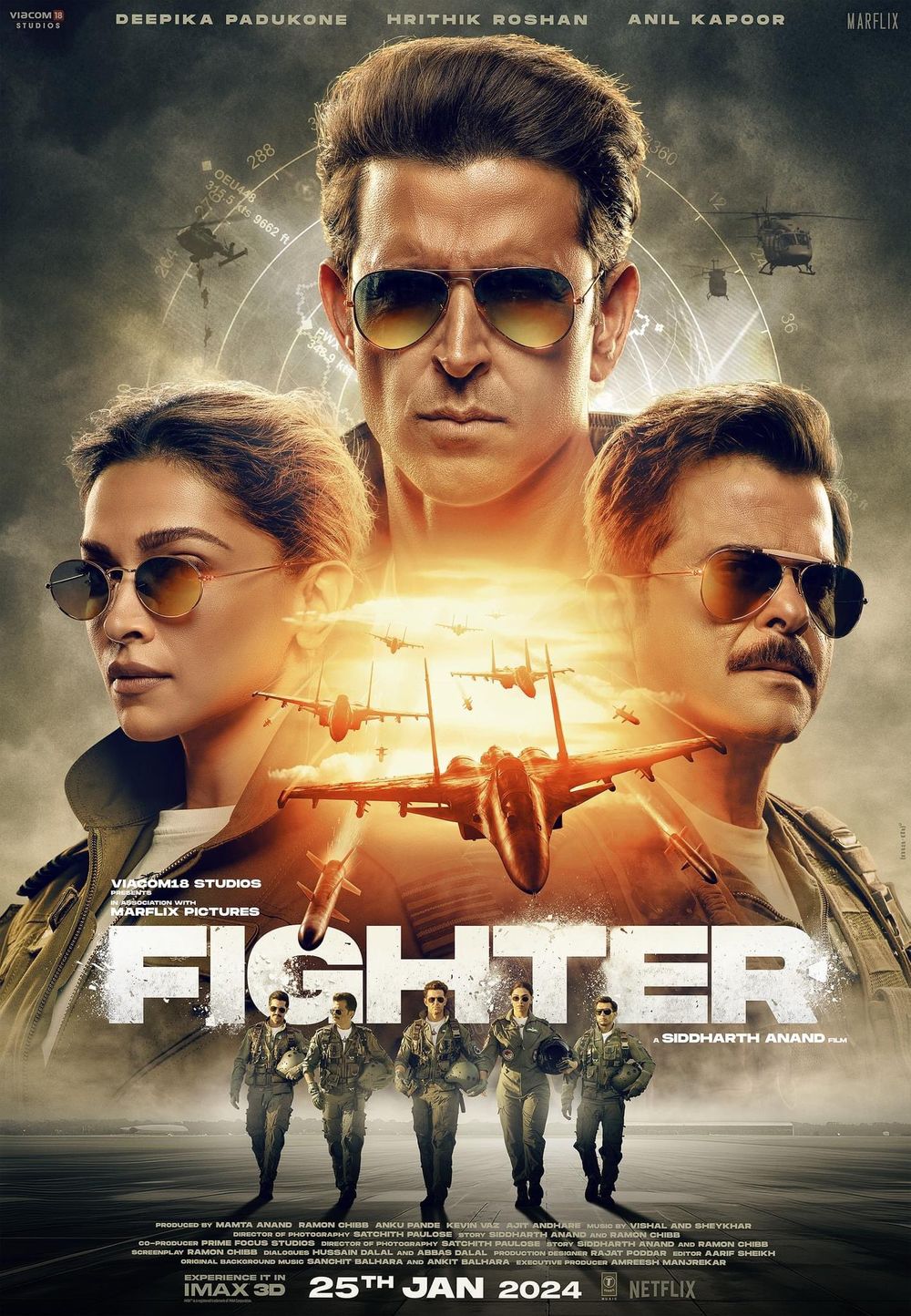 Fighter (2024) HDRip Hindi Movie Watch Online Free