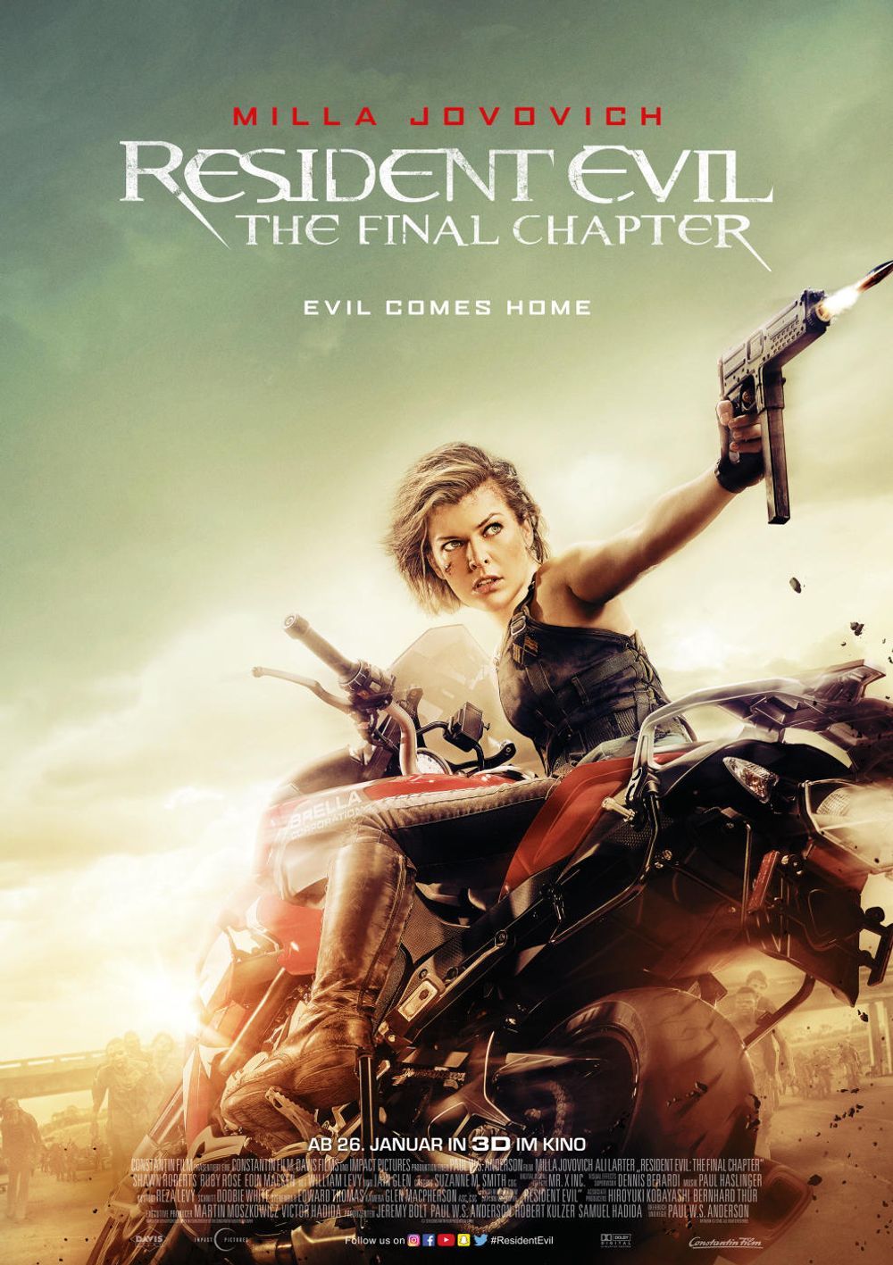 RESIDENT EVIL - THE FINAL CHAPTER: Eric Robinson - VFX Supervisor - Mr. X -  The Art of VFX