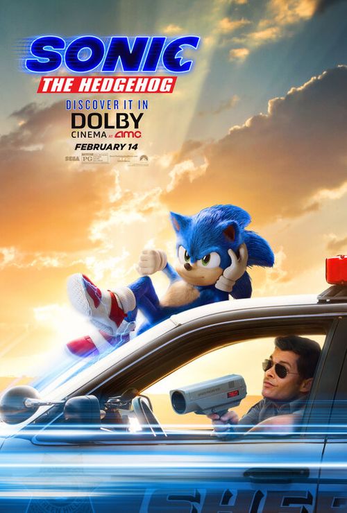 Sonic the Hedgehog (2020) Brazilian movie poster