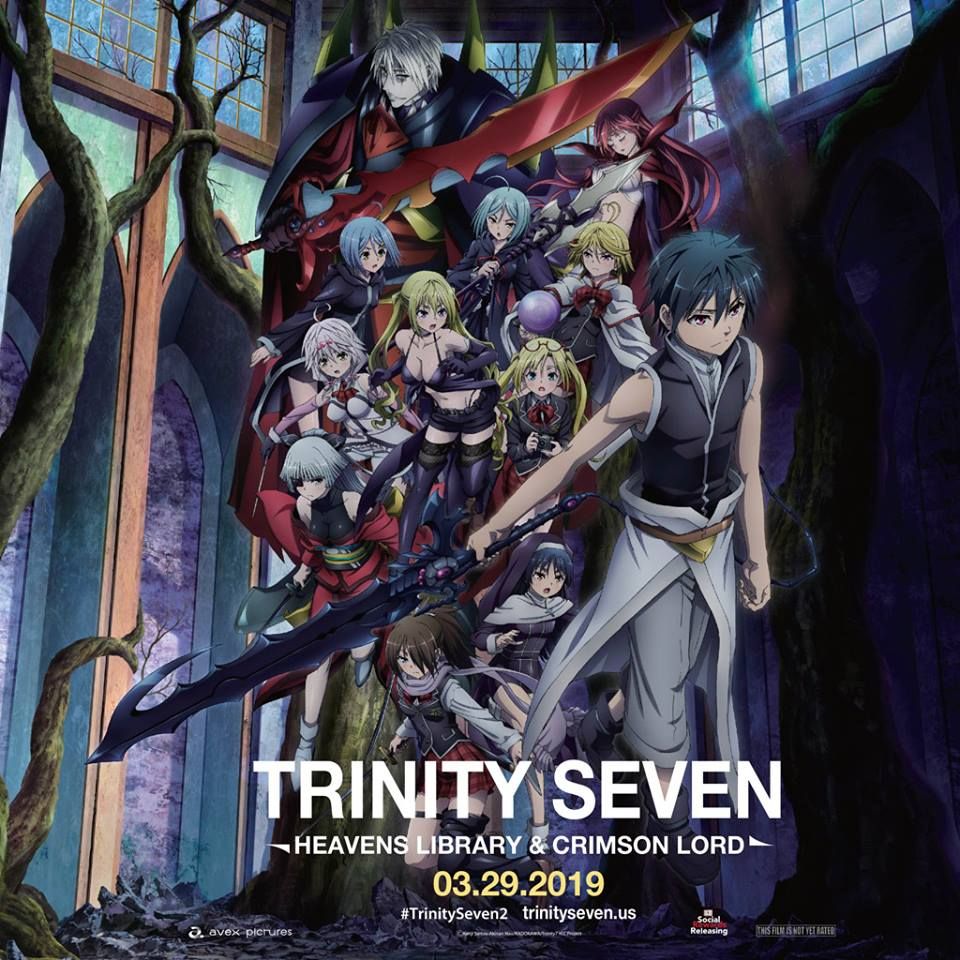 Trinity Seven Movie 2: Heavens Library to Crimson Lord